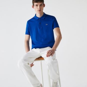 Lacoste Regular Fit Soft Cotton Polo Pánské - Polo Blankyt | CZ-1AsKpv